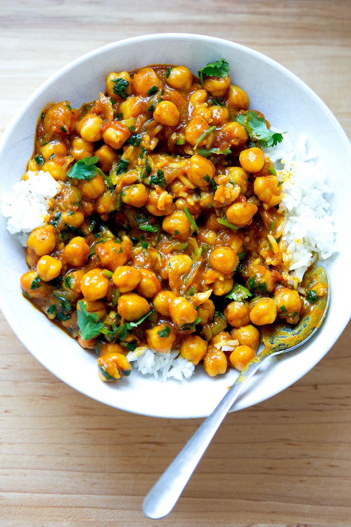 one pot curried chickpeas - Article 1